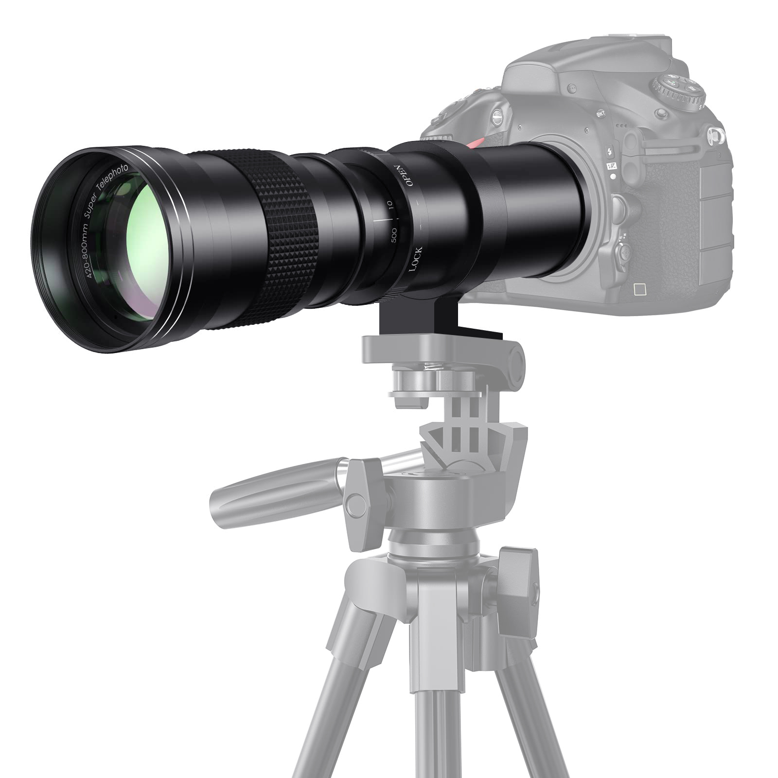 Macro Photography Lighting Kit - 420-800mm F/8.3 수동 망원 줌 렌즈