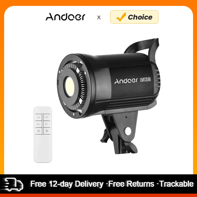 Photography Lighting Godox - Andoer LM135Bi 휴대용 LED 사진 채우기