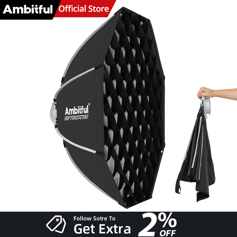 Photography Lighting Grid - AMBITFUL Q7II 55/65/90cm 보웬스 마운트 옥타곤