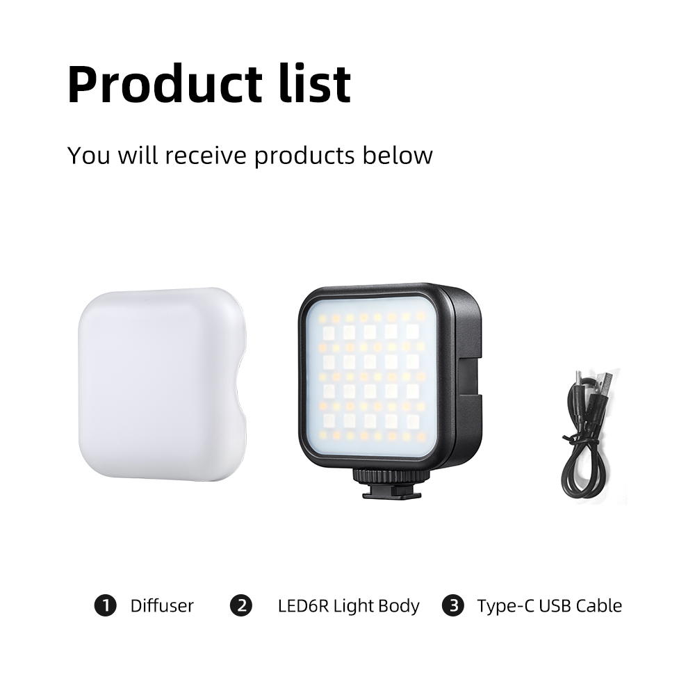 Photography Lighting Godox - GODOX LED6R LED6Bi RGB/이색 LITEMONS LED