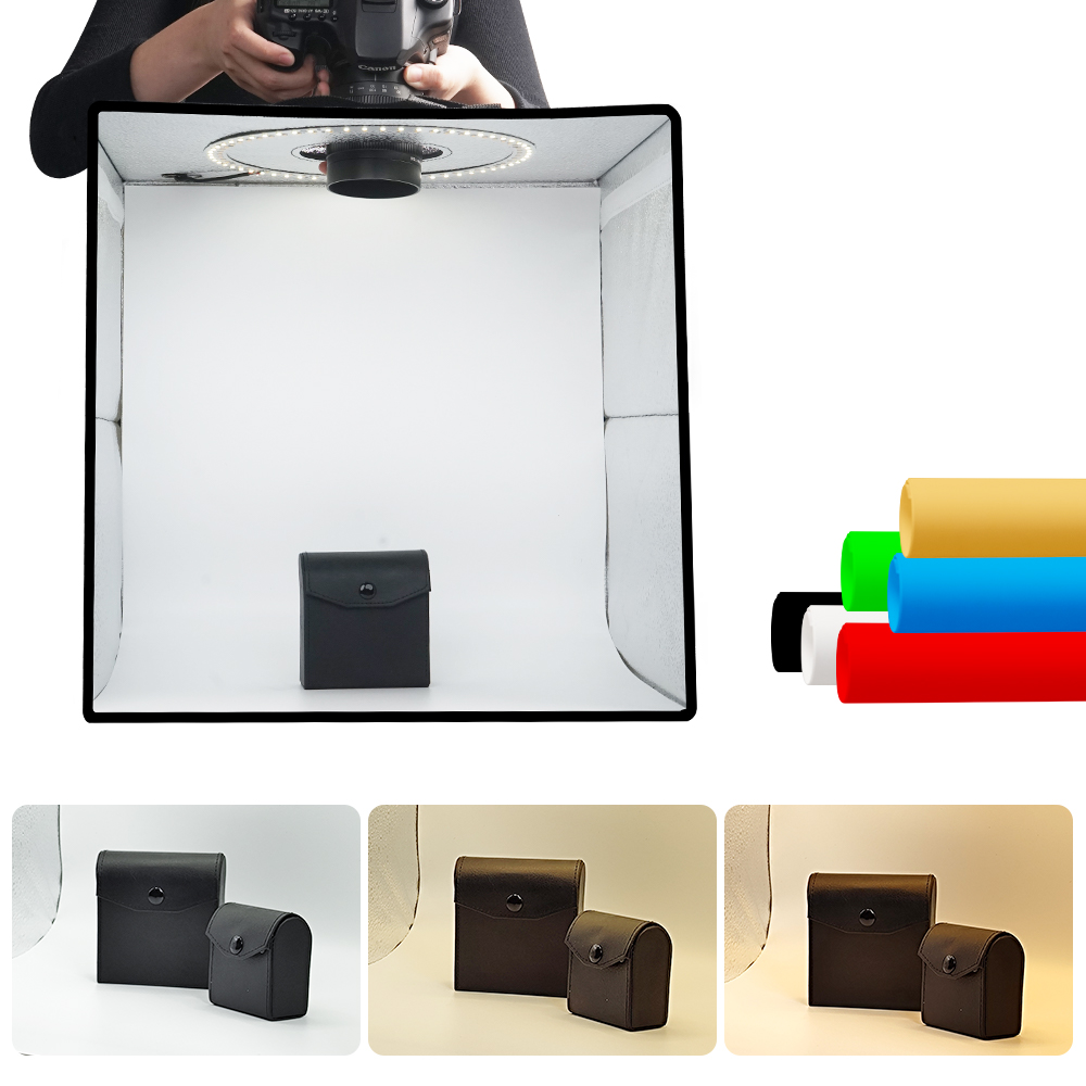 Macro Photography Lighting Kit - 라이트다우 디머블 포토 박스 LED 라이트