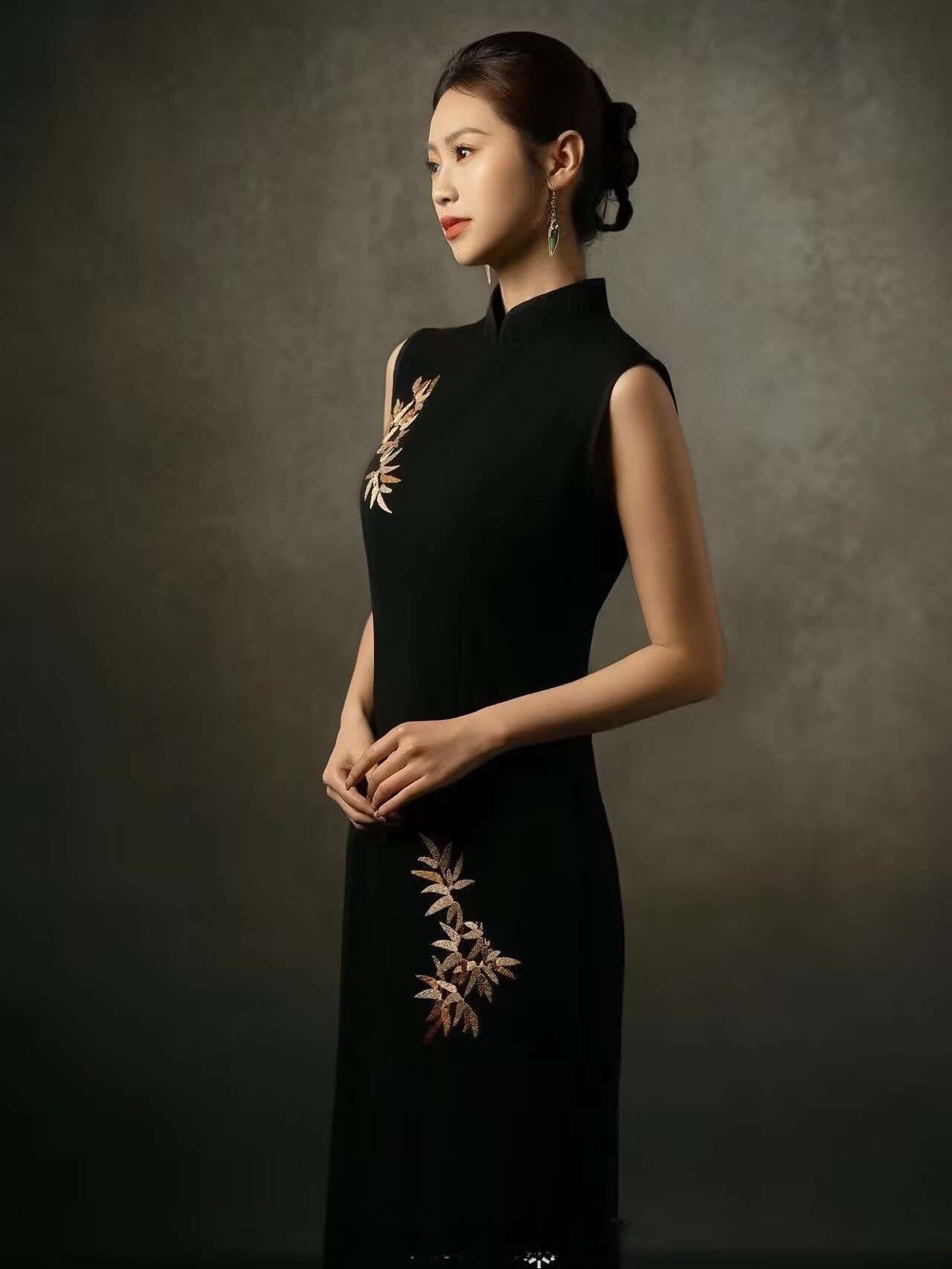 블랙 포트레이트 사진 스튜디오 중국풍 예술 사진 의상  - Photography Lighting Styles 리뷰 및 가격