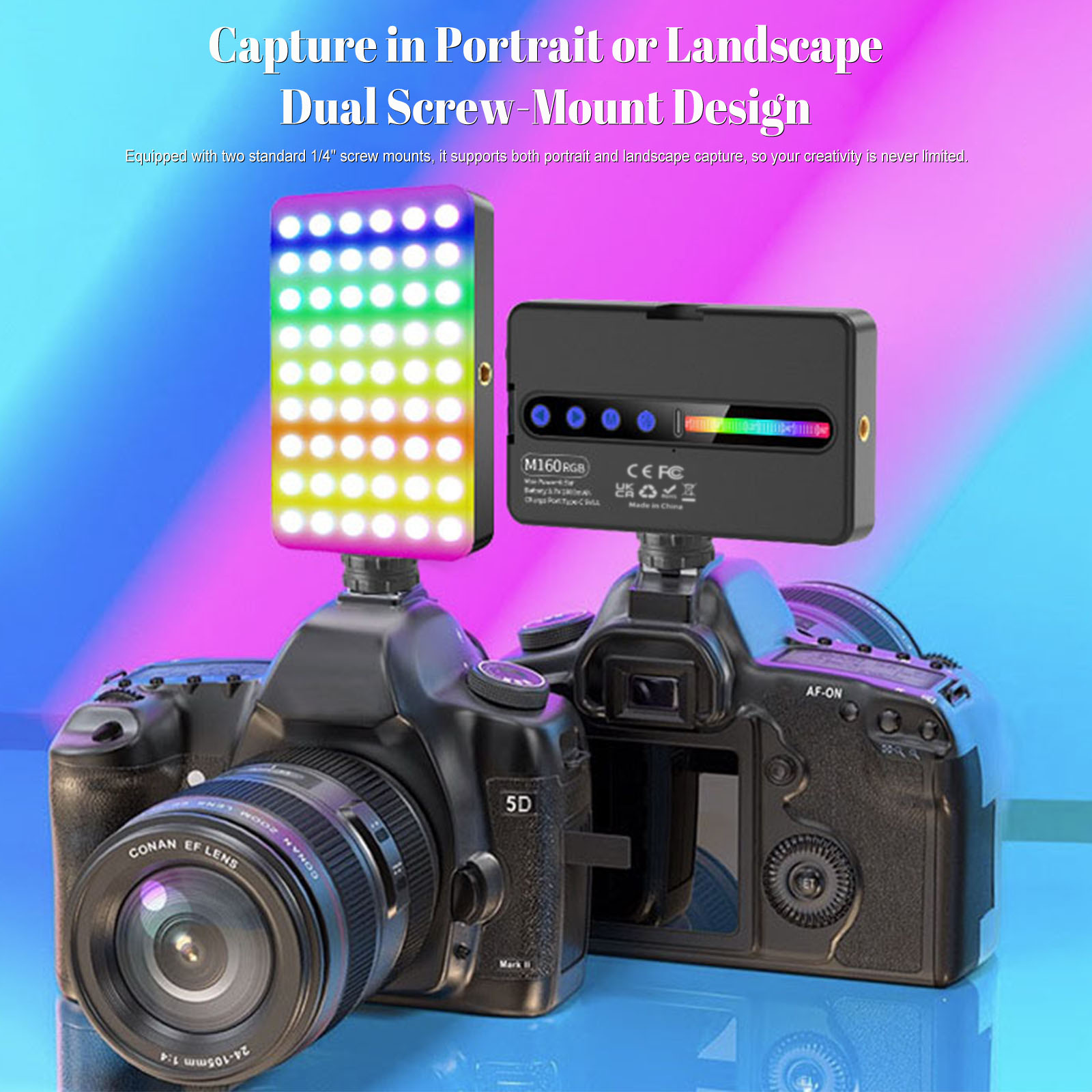6.5W RGB LED 비디오 조명 2700K-6500 - Photography Lighting Video 리뷰 및 가격