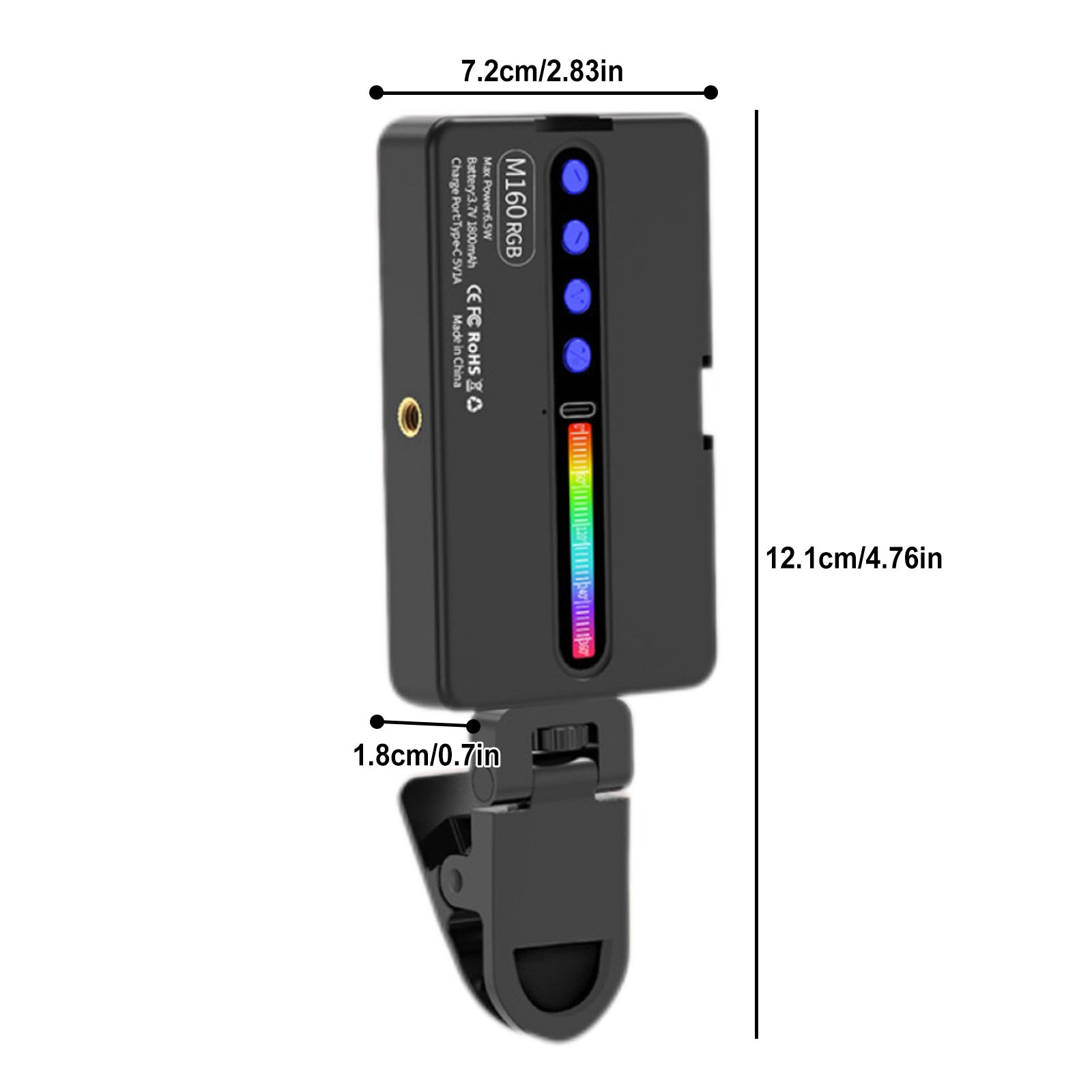 6.5W RGB LED 비디오 조명 2700K-6500 - Photography Lighting Video 리뷰 및 가격
