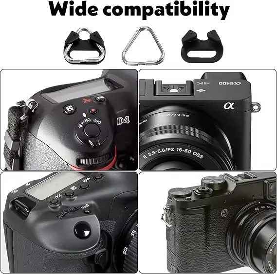카메라 벨트 후크 카메라 숄더 스트랩 삼각형 스플릿 링 - Macro Photography Lighting Kit 리뷰 및 가격