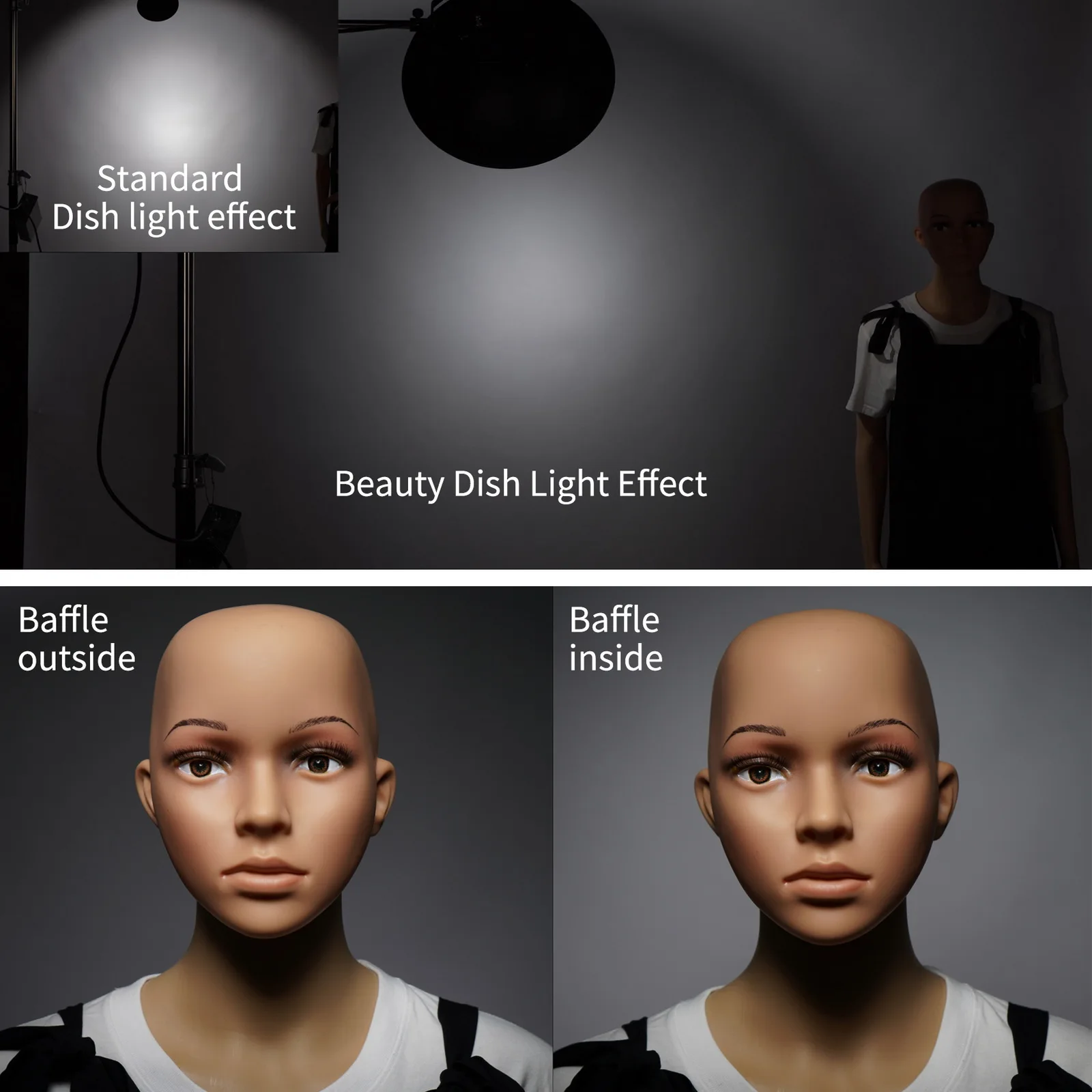 셀렌스 실버/화이트 70cm 뷰티 디쉬 리플렉터 세트  - Photography Lighting Beauty Dish 리뷰 및 가격