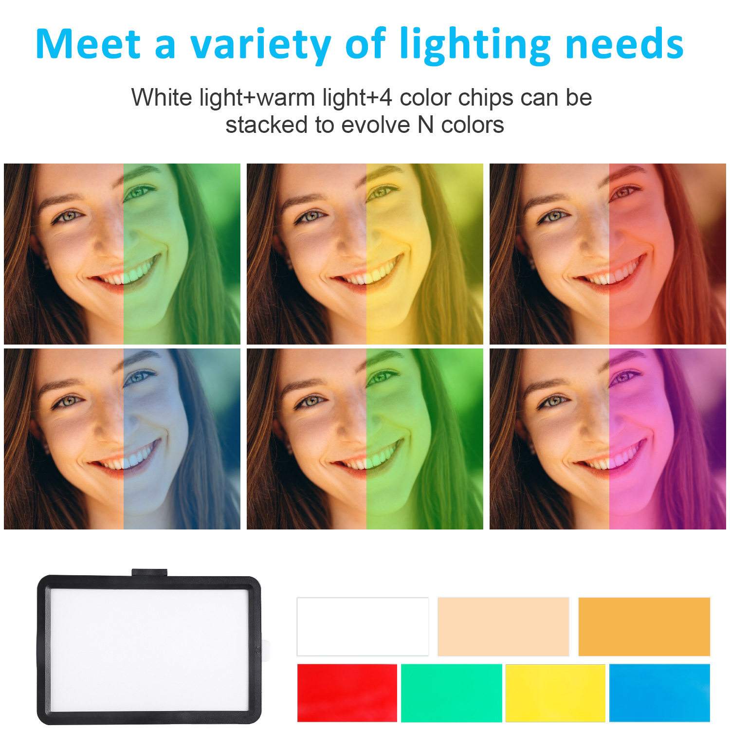 8인치 사각형 LED 조명등(43인치 조절식 스탠드 및 - Photography Lighting Video 리뷰 및 가격