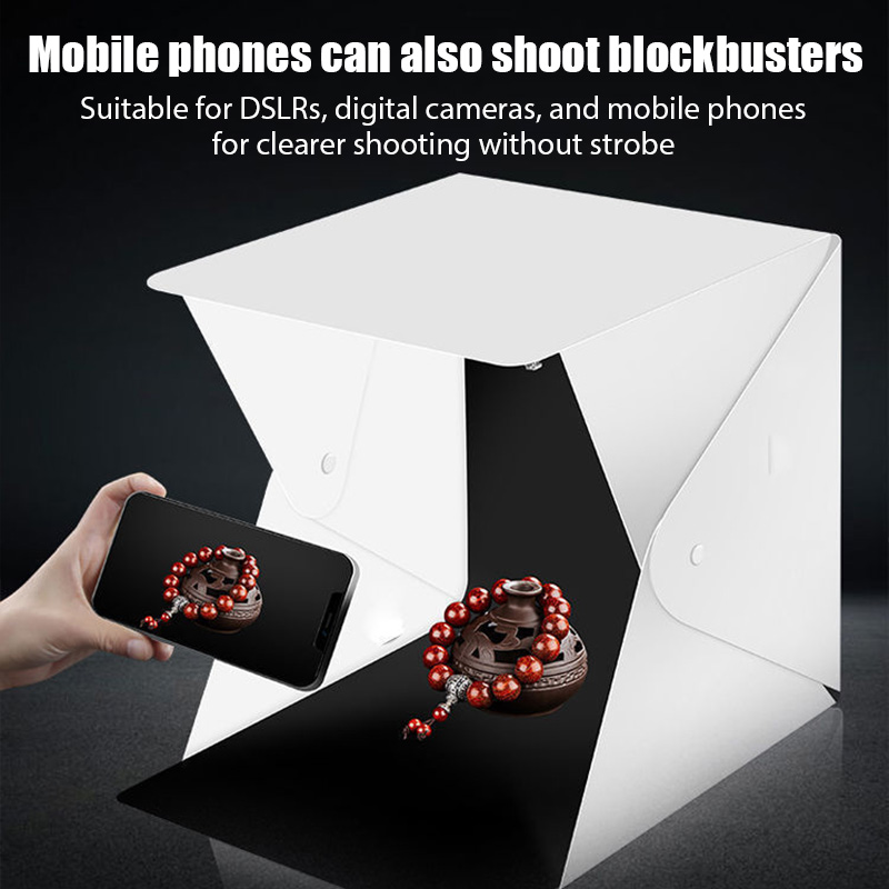 접이식 라이트박스 휴대용 사진 LED 사진 스튜디오 텐 - Macro Photography Lighting Kit 리뷰 및 가격