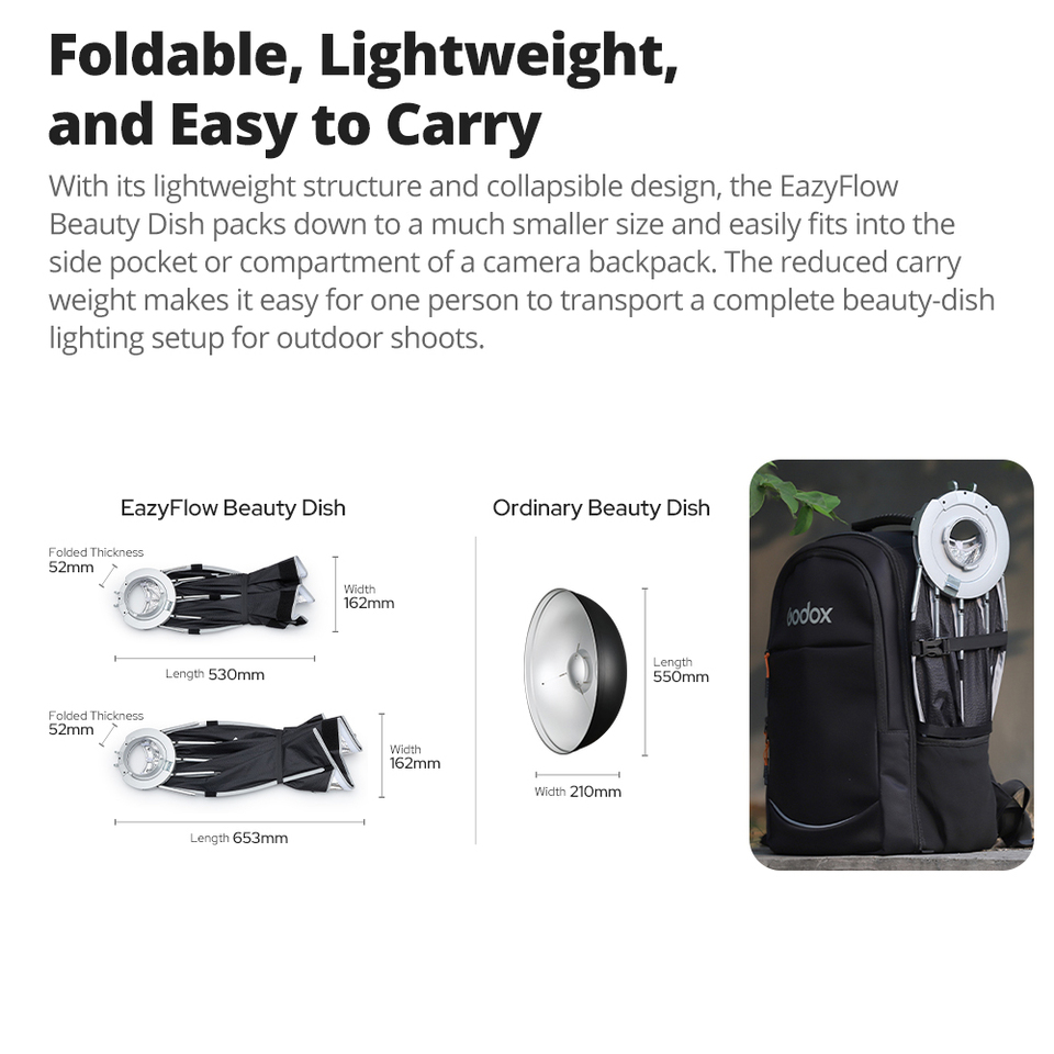 고독스 이지플로우 뷰티디쉬 65/85cm 퀵오픈 디자인 - Photography Lighting Beauty Dish 리뷰 및 가격