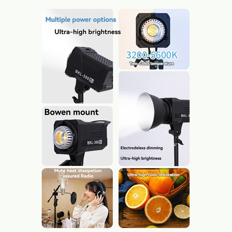 300W Bi LED 비디오 조명, 인물 사진 및 야외 - Photography Lighting Video 리뷰 및 가격